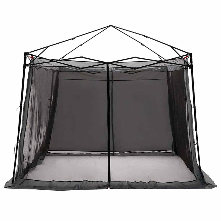 VidaXL Innenzelt mit Dach grau und orange 303 x 303 x 196 cm Taft