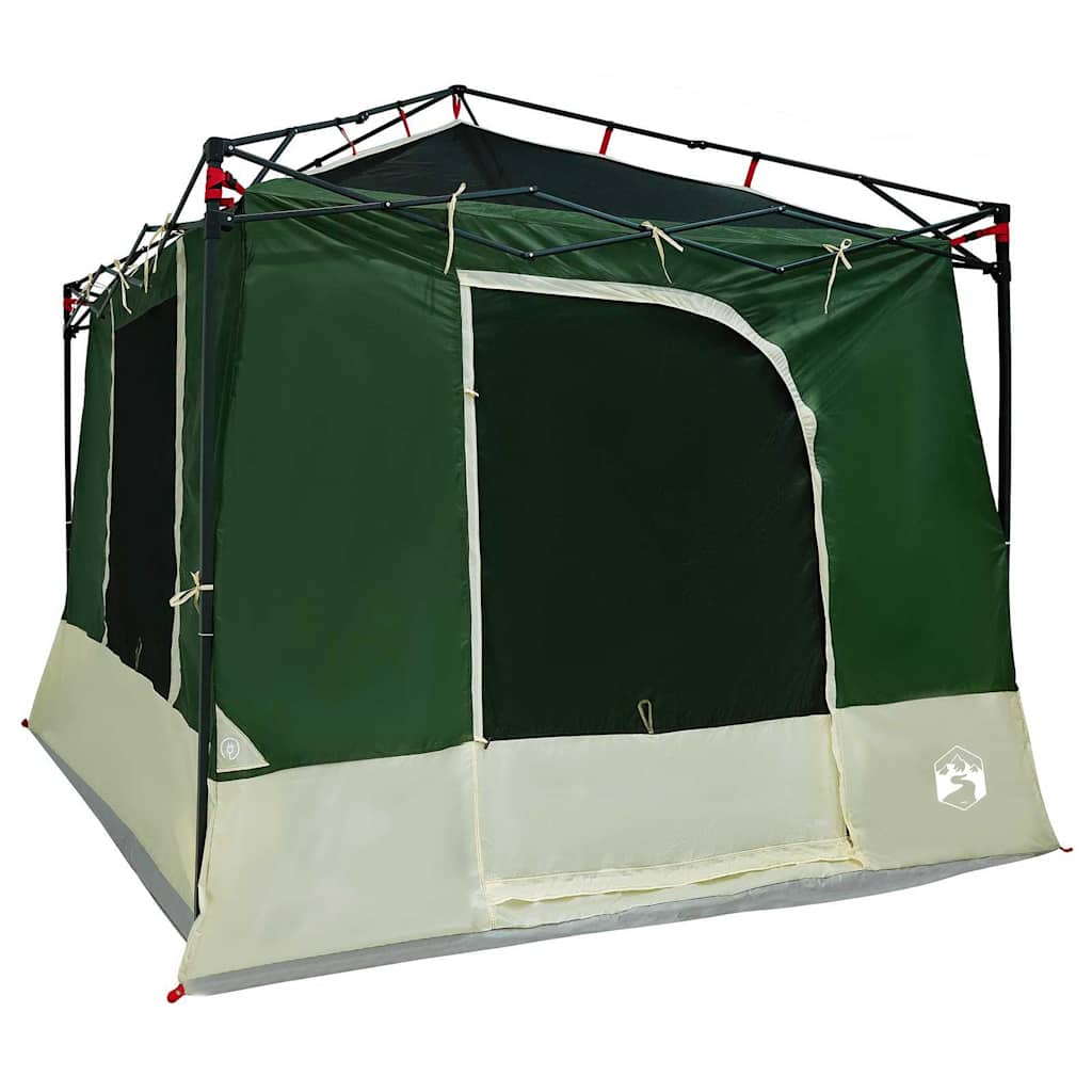 VidaXL Innenzelt mit Dach mit Stauraum grün 290 x 288 x 234 cm Taft