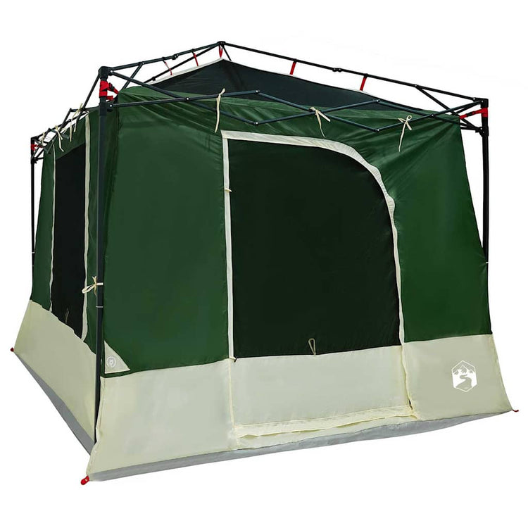 VidaXL Innenzelt mit Dach mit Stauraum grün 290 x 288 x 234 cm Taft