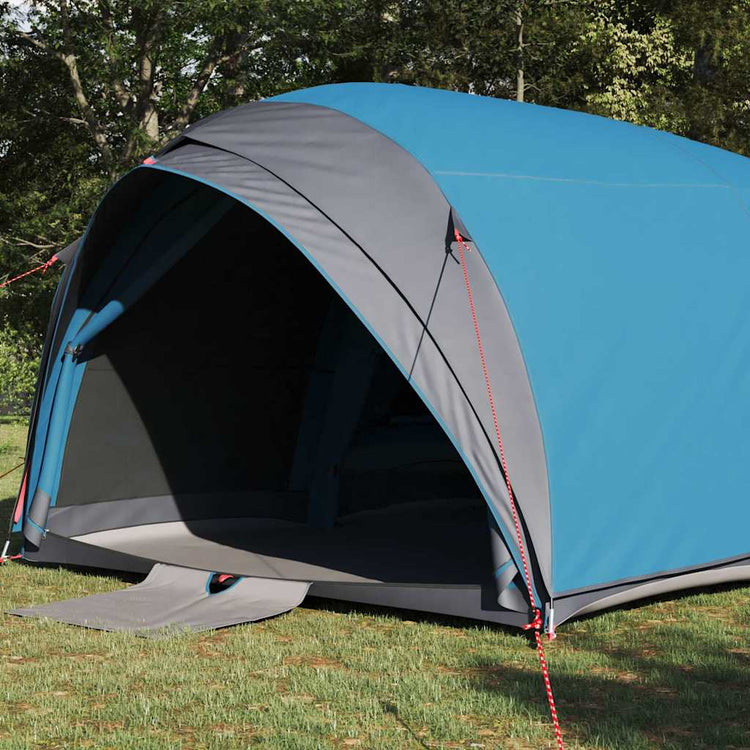 Vidaxx Tunnelzelt mit Dach mit Stauraum, blau, 410 x 285 x 198 cm, Taft