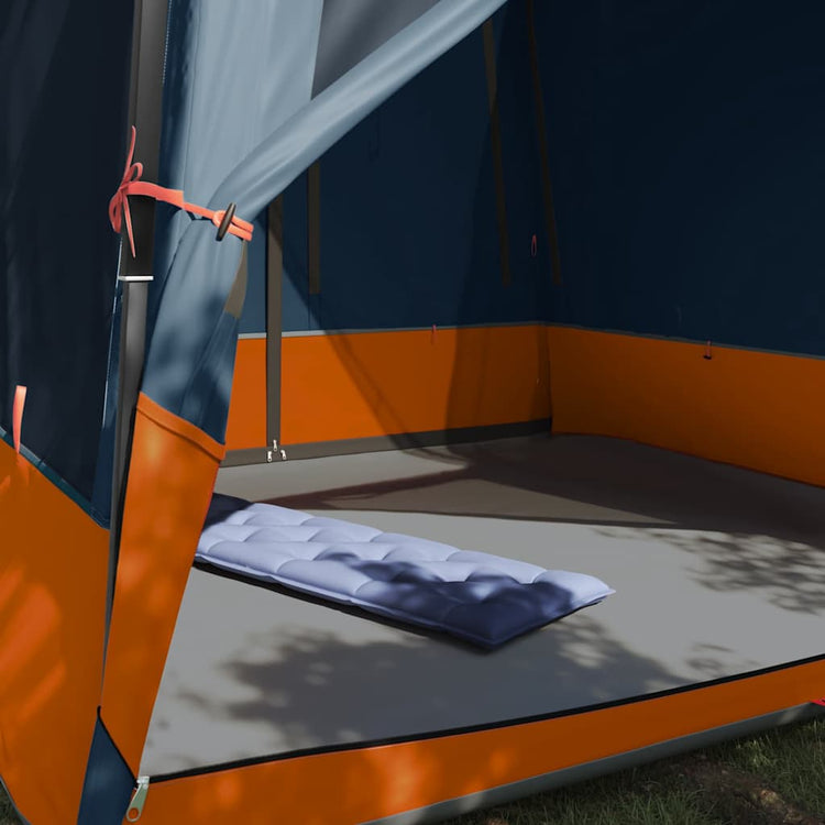 VidaXL Innenzelt mit Dach grau und orange 291 x 291 x 240 cm Taft