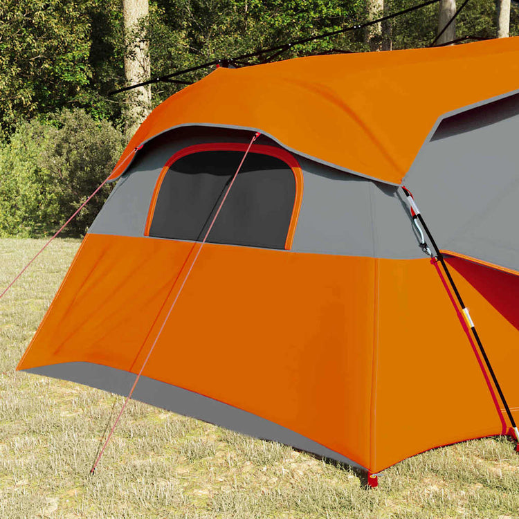 VidaXL Innenzelt mit Dach grau und orange 520 x 520 x 190 cm Taft
