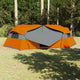 VidaXL Innenzelt mit Dach grau und orange 520 x 520 x 190 cm Taft
