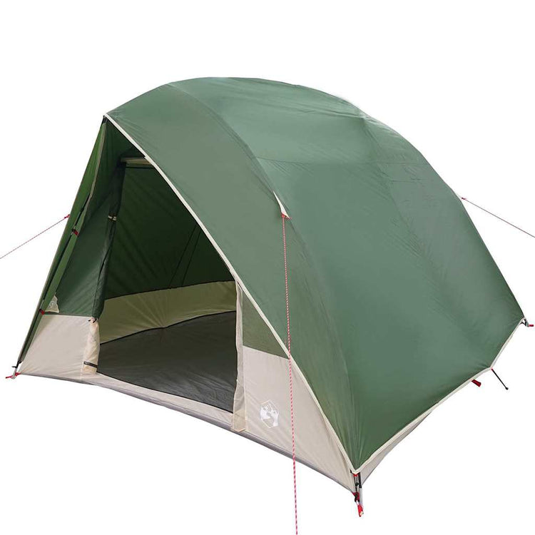 VidaXL Campingzelt mit Dach mit Stauraum, grün, 275 x 230 x 140 cm, Taft