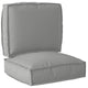 VidaXL Palettenkissen-Set 2-tlg. grauer Oxford-Stoff