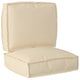 VidaXL Palettenkissen-Set 2-tlg. Beiger Oxford-Stoff
