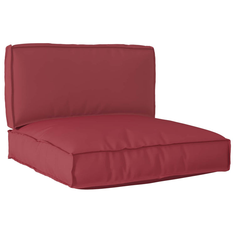 VidaXL Palettenkissen-Set 2-tlg. cremefarbener Oxford-Stoff