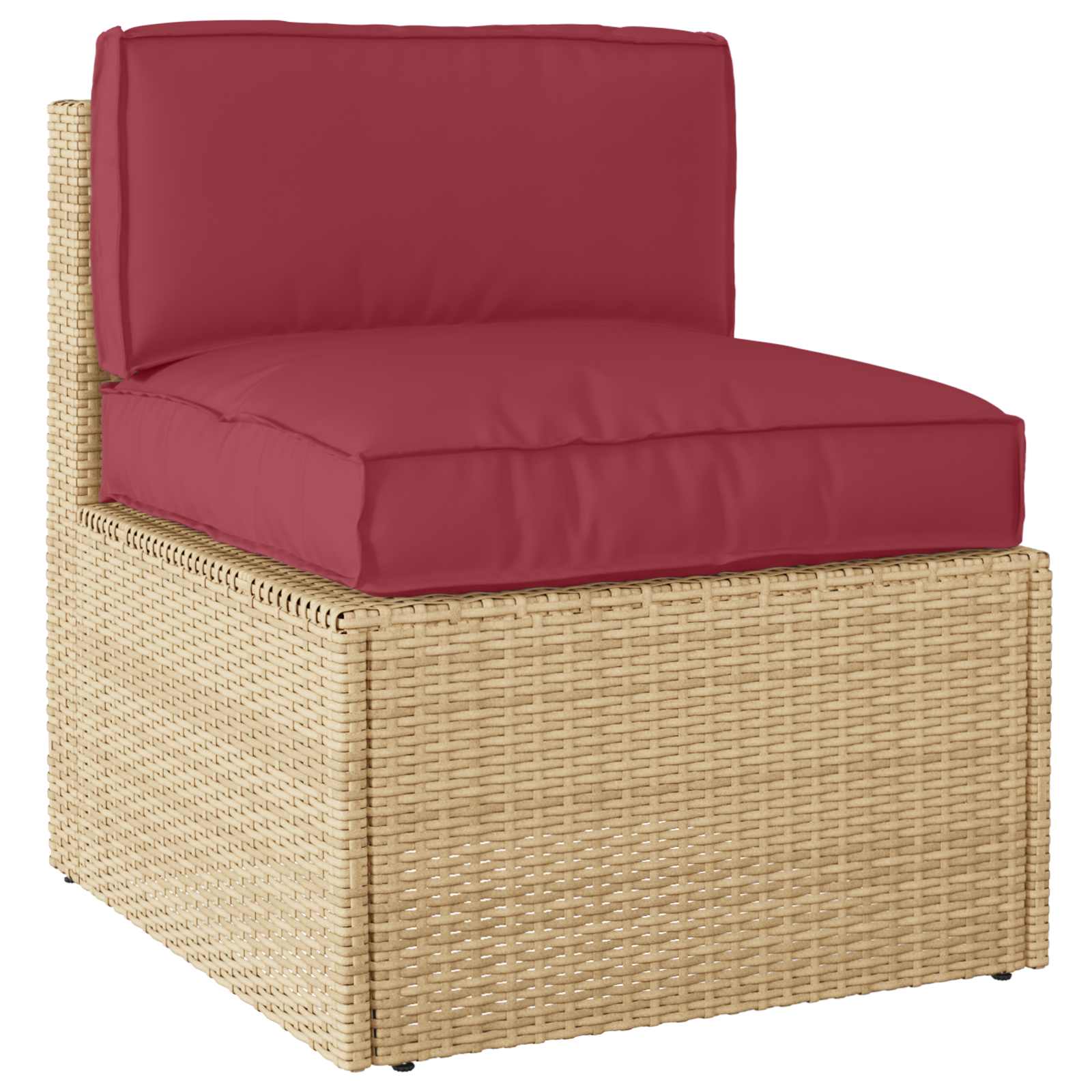 VidaXL Palettenkissen-Set 2-tlg. cremefarbener Oxford-Stoff