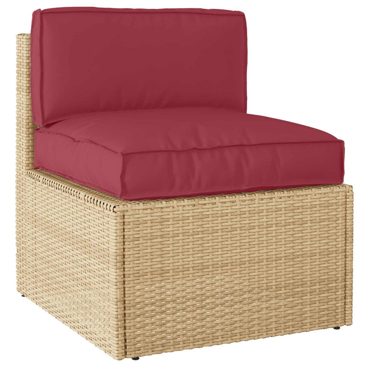 VidaXL Palettenkissen-Set 2-tlg. cremefarbener Oxford-Stoff