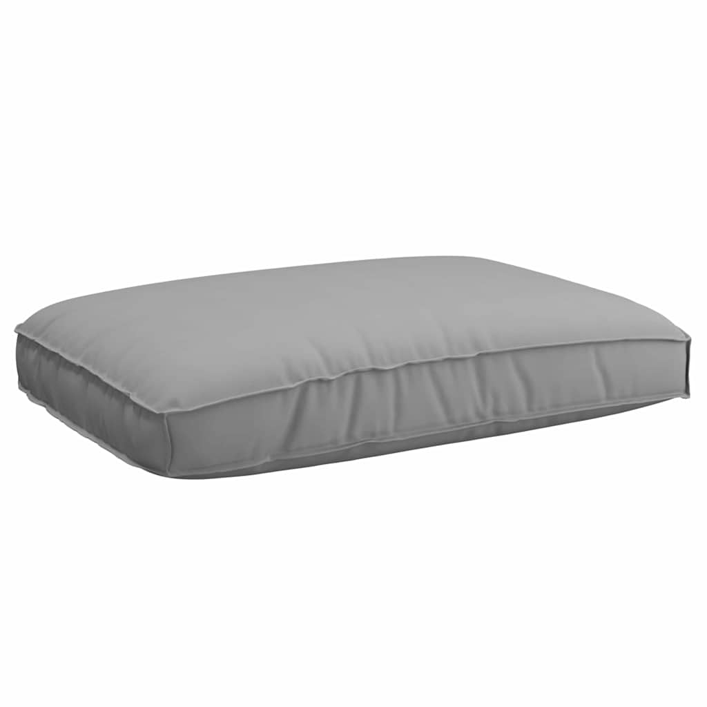 VidaXL Palettenkissen-Set 2-tlg. grauer Oxford-Stoff