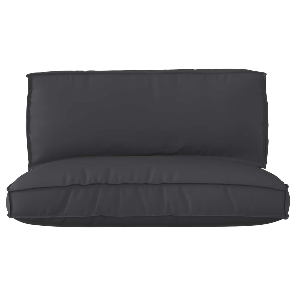 VidaXL Palettenkissen-Set 2-tlg. schwarzer Oxford-Stoff