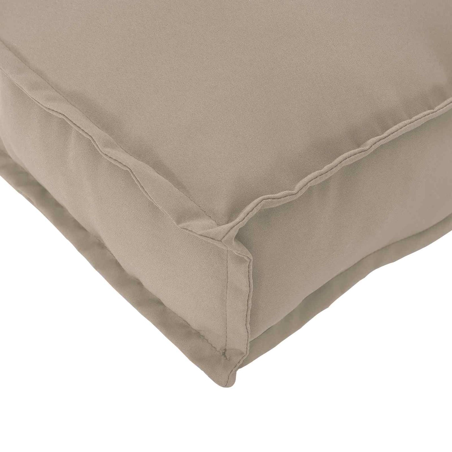 VidaXL Palettenkissen-Set 2-tlg. taupefarbener Oxford-Stoff