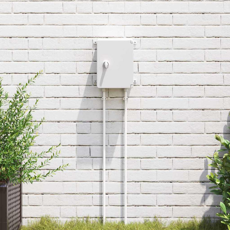 Vidaxxl Steuerkasten grau 47 x 20 x 60 cm ABS-Kunststoff