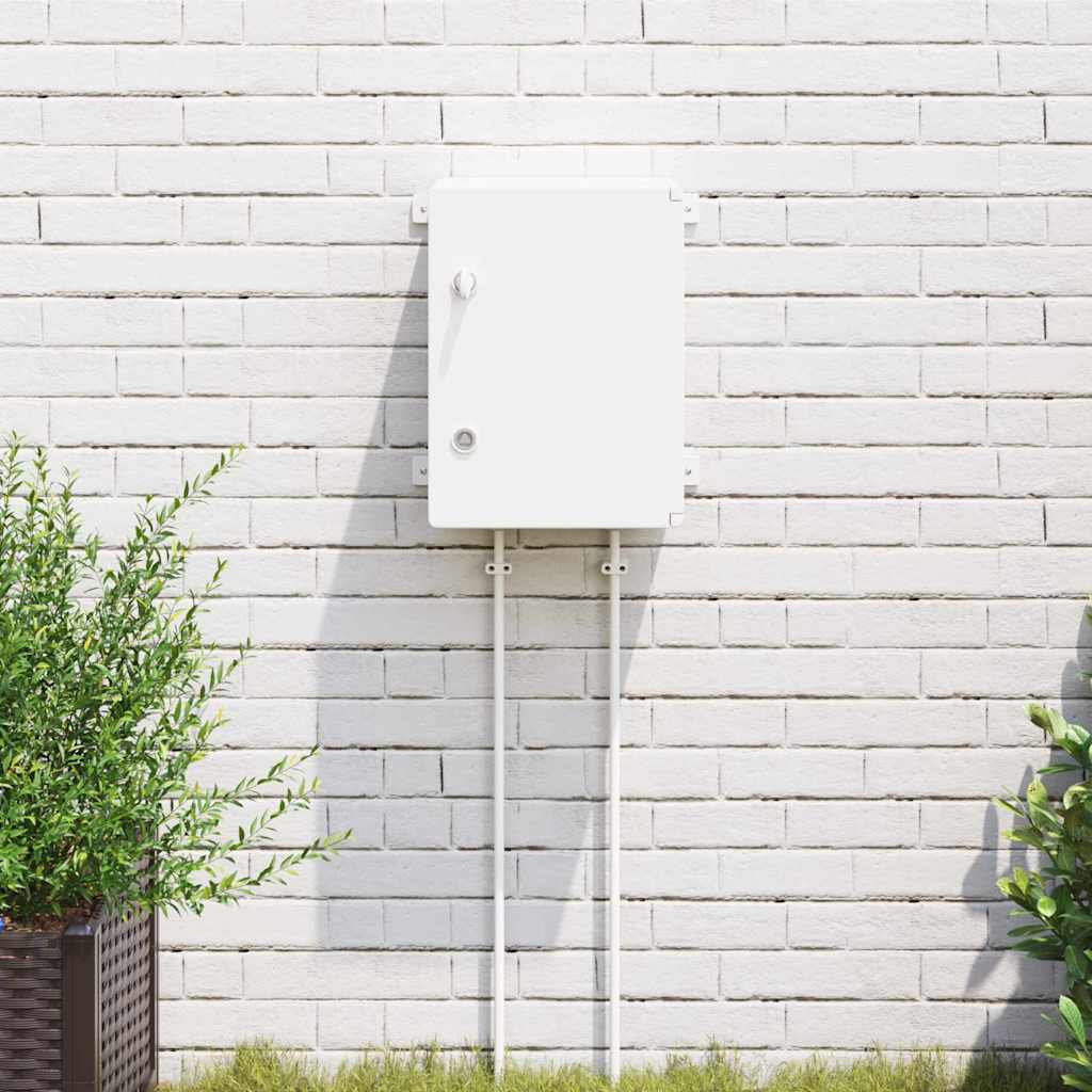 Vidaxxl Steuerkasten grau 47 x 20 x 60 cm ABS-Kunststoff