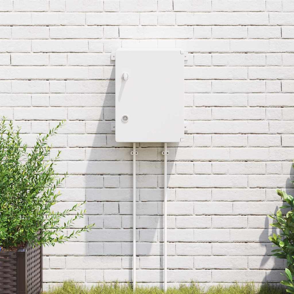 Vidaxxl Steuerkasten grau 47 x 20 x 60 cm ABS-Kunststoff