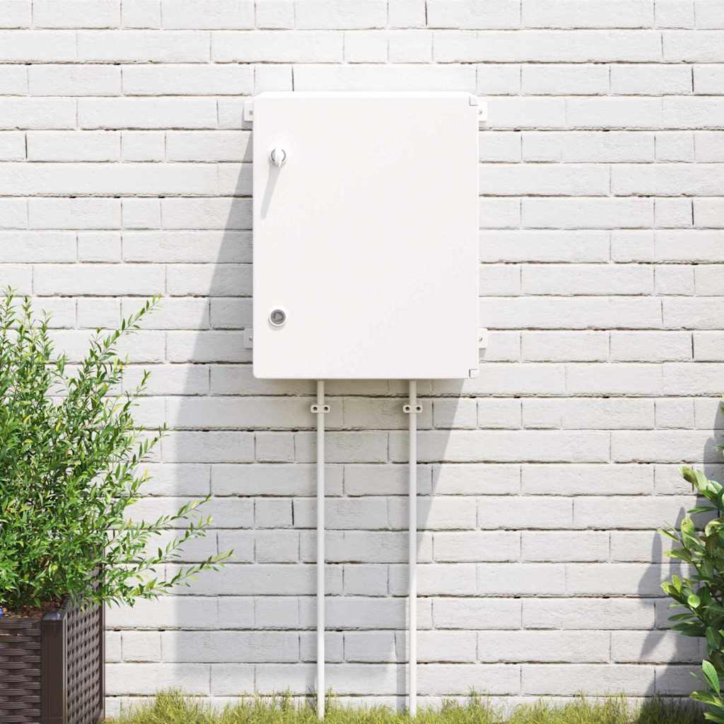 Vidaxxl Steuerkasten grau 47 x 20 x 60 cm ABS-Kunststoff