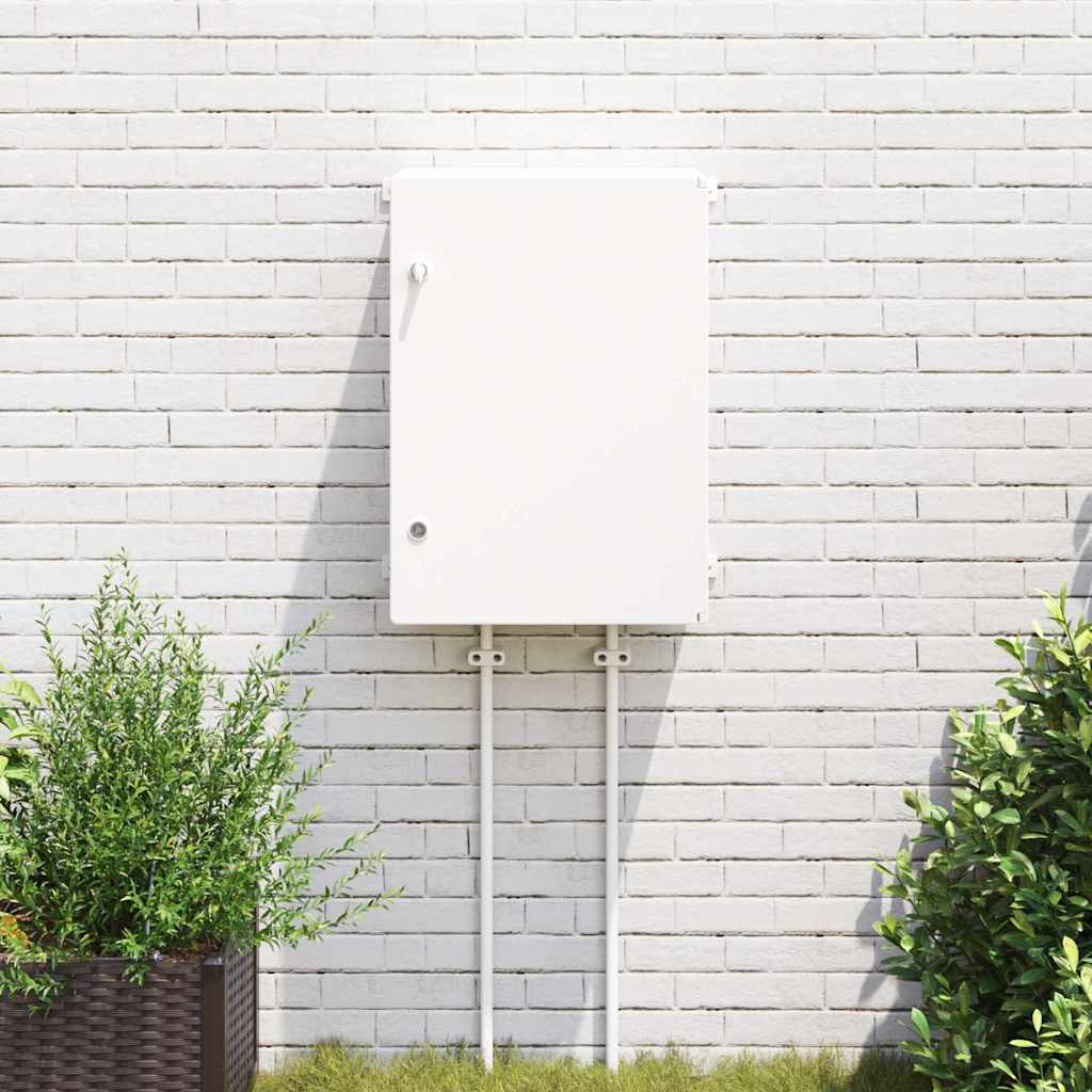 Vidaxxl Steuerkasten grau 47 x 20 x 60 cm ABS-Kunststoff