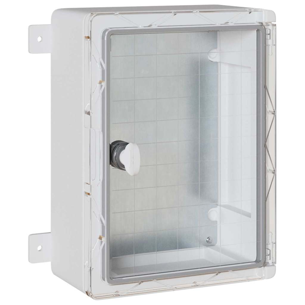 Vidaxxl Steuerkasten grau 25 x 15 x 35 cm ABS-Kunststoff