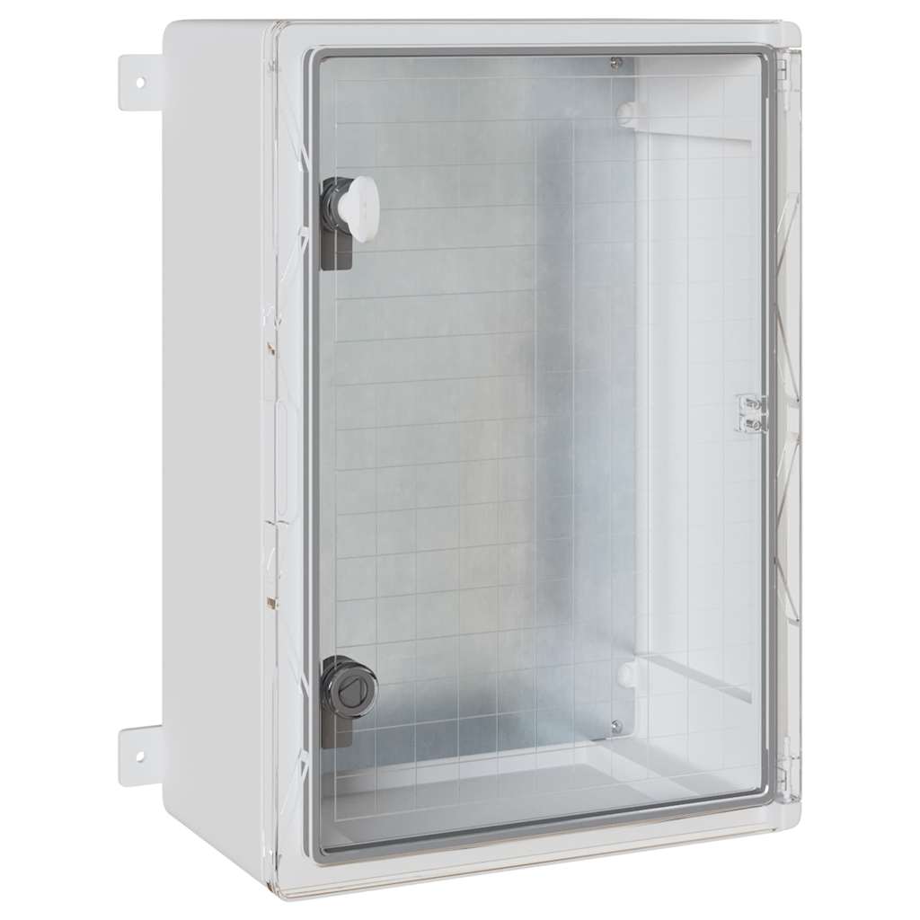 Vidaxxl Steuerkasten grau 35 x 19,5 x 50 cm ABS-Kunststoff