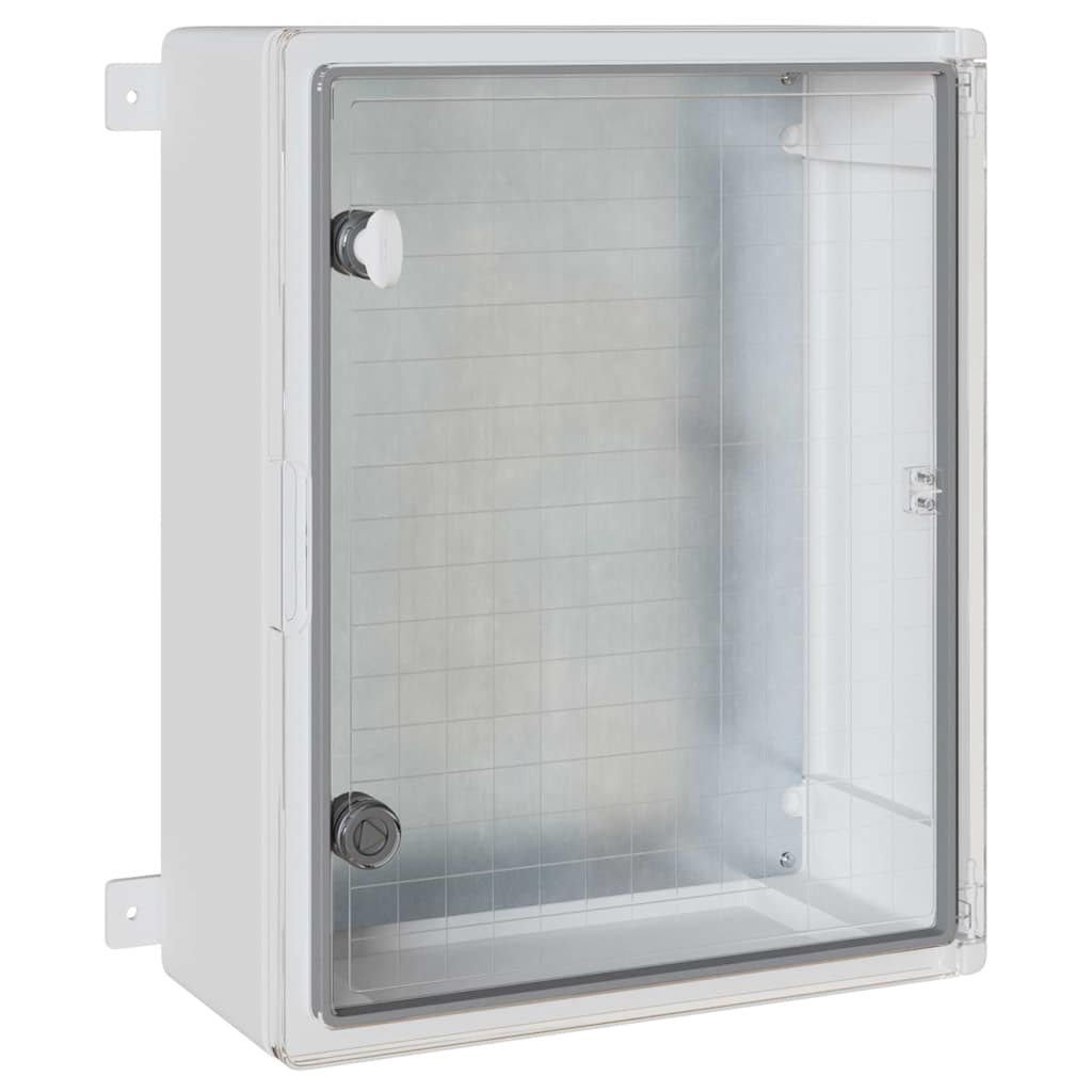 Vidaxxl Steuerkasten grau 40 x 17,5 x 50 cm ABS-Kunststoff