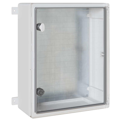 Vidaxxl Steuerkasten grau 40 x 17,5 x 50 cm ABS-Kunststoff
