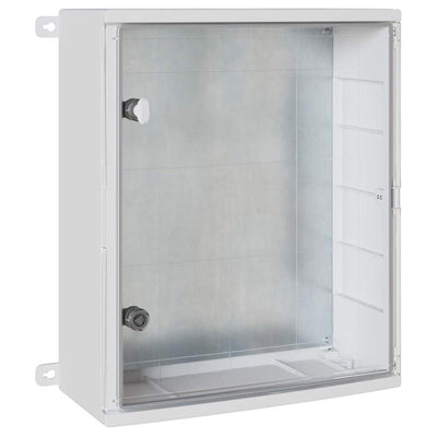 Vidaxxl Steuerkasten grau 50 x 22 x 60 cm ABS-Kunststoff