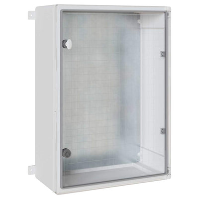 Vidaxxl Steuerkasten grau 50 x 24,5 x 70 cm ABS-Kunststoff