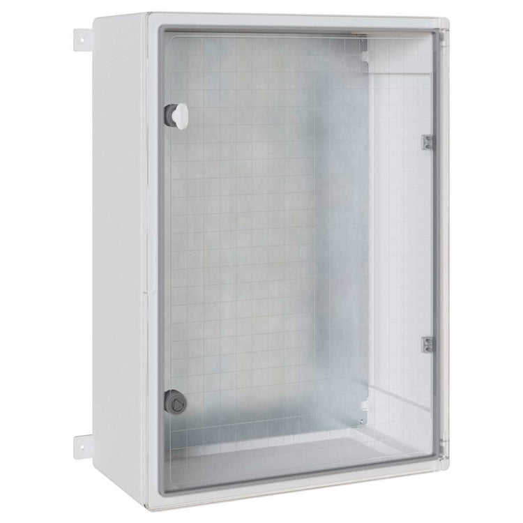 Vidaxxl Steuerkasten grau 50 x 24,5 x 70 cm ABS-Kunststoff
