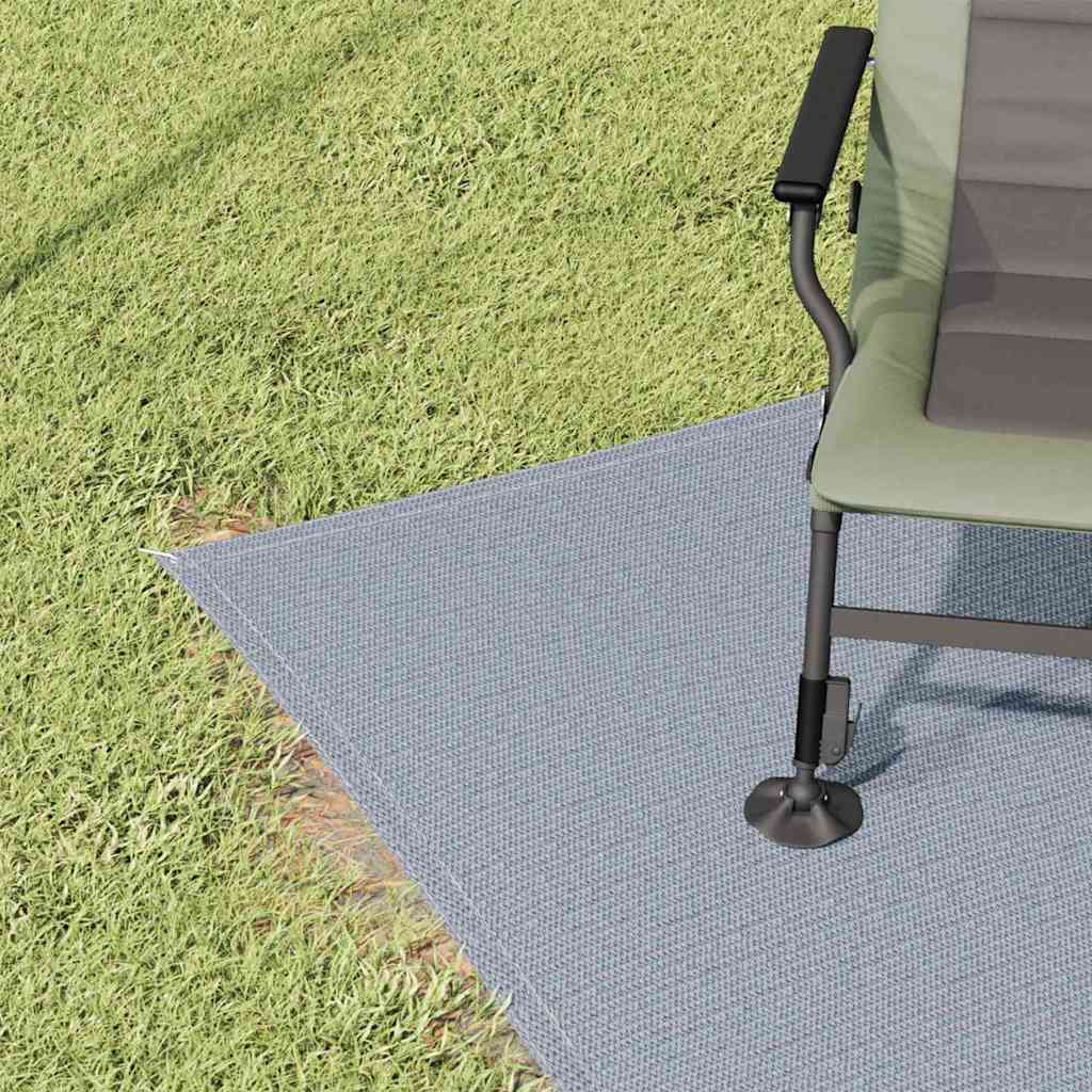 Vidaxl Zeltteppich blau und grau 200 x 250 cm Polyethylen