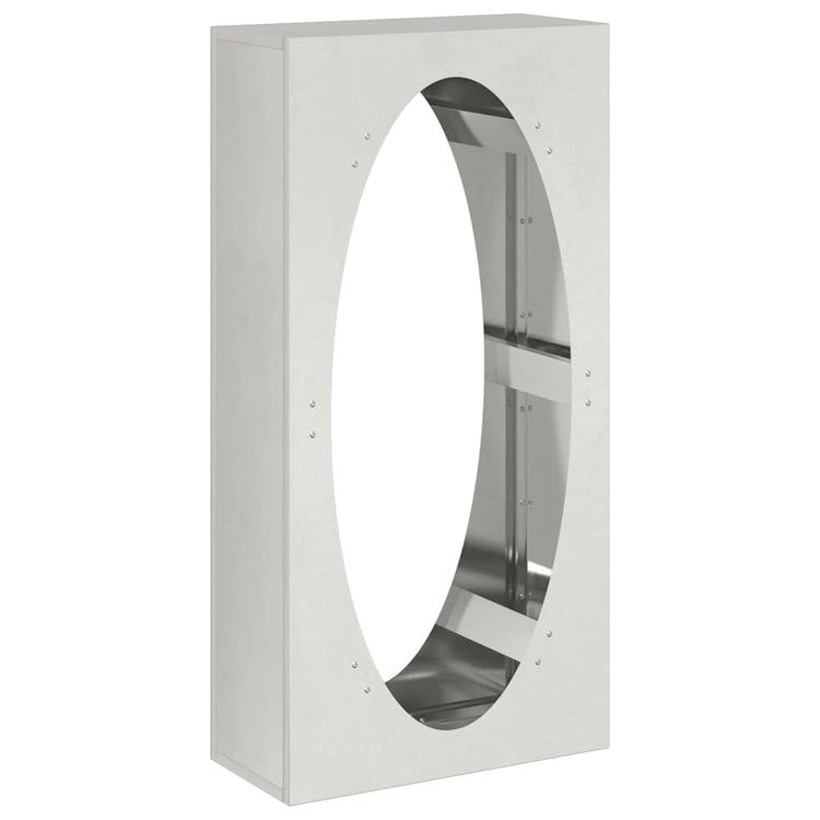 Vidaxx Kaminholzregal 50x23x100 cm Edelstahl