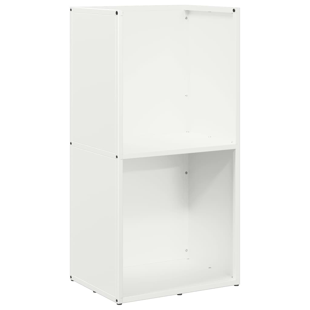 Vidaxx Kaminholzregal 40x30x80 cm kaltgewalzter Stahl weiß