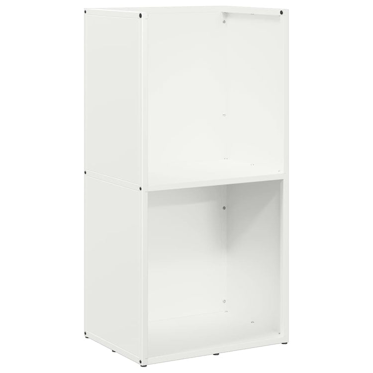 Vidaxx Kaminholzregal 40x30x80 cm kaltgewalzter Stahl weiß