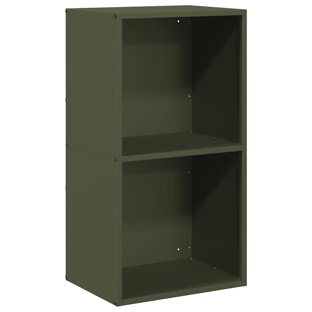 Vidaxx Kaminholzregal 40x30x75 cm kaltgewalzter Stahl olivgrün