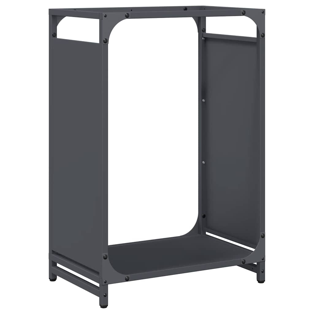 VidaXL Kaminholzregal 44x28x65 cm kaltgewalzter Stahl, Anthrazit