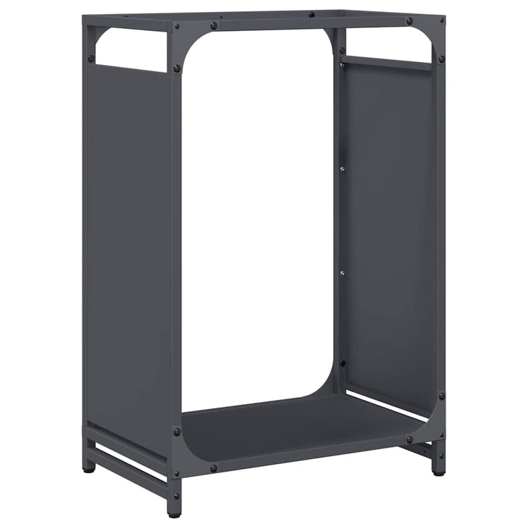 VidaXL Kaminholzregal 44x28x65 cm kaltgewalzter Stahl, Anthrazit