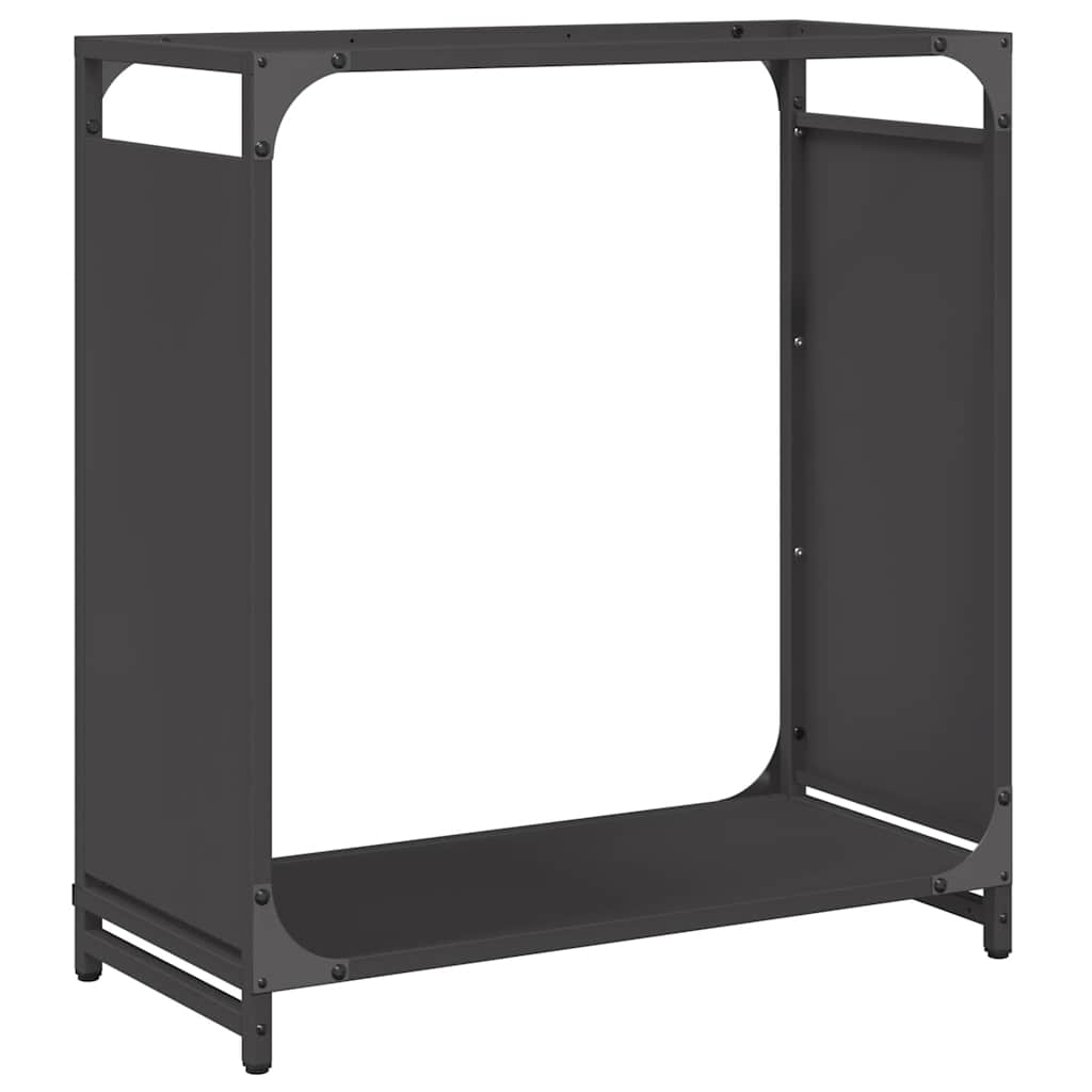 Vidaxx Kaminholzregal 60x28x65 cm kaltgewalzter Stahl schwarz