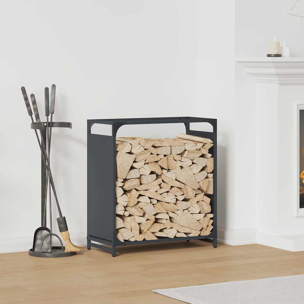 Vidaxx Kaminholzregal 60x28x65 cm kaltgewalzter Stahl anthrazit