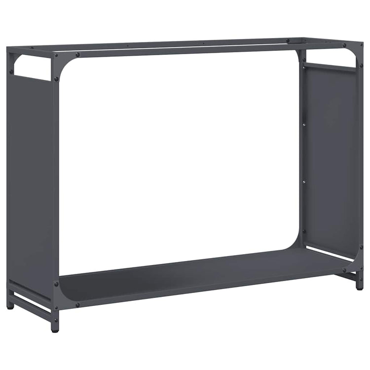 VidaXL Kaminholzregal 90x28x65 cm kaltgewalzter Stahl Anthrazit