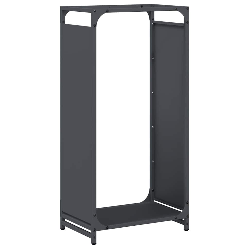 VidaXL Kaminholzregal 44x28x90 cm kaltgewalzter Stahl, Anthrazit