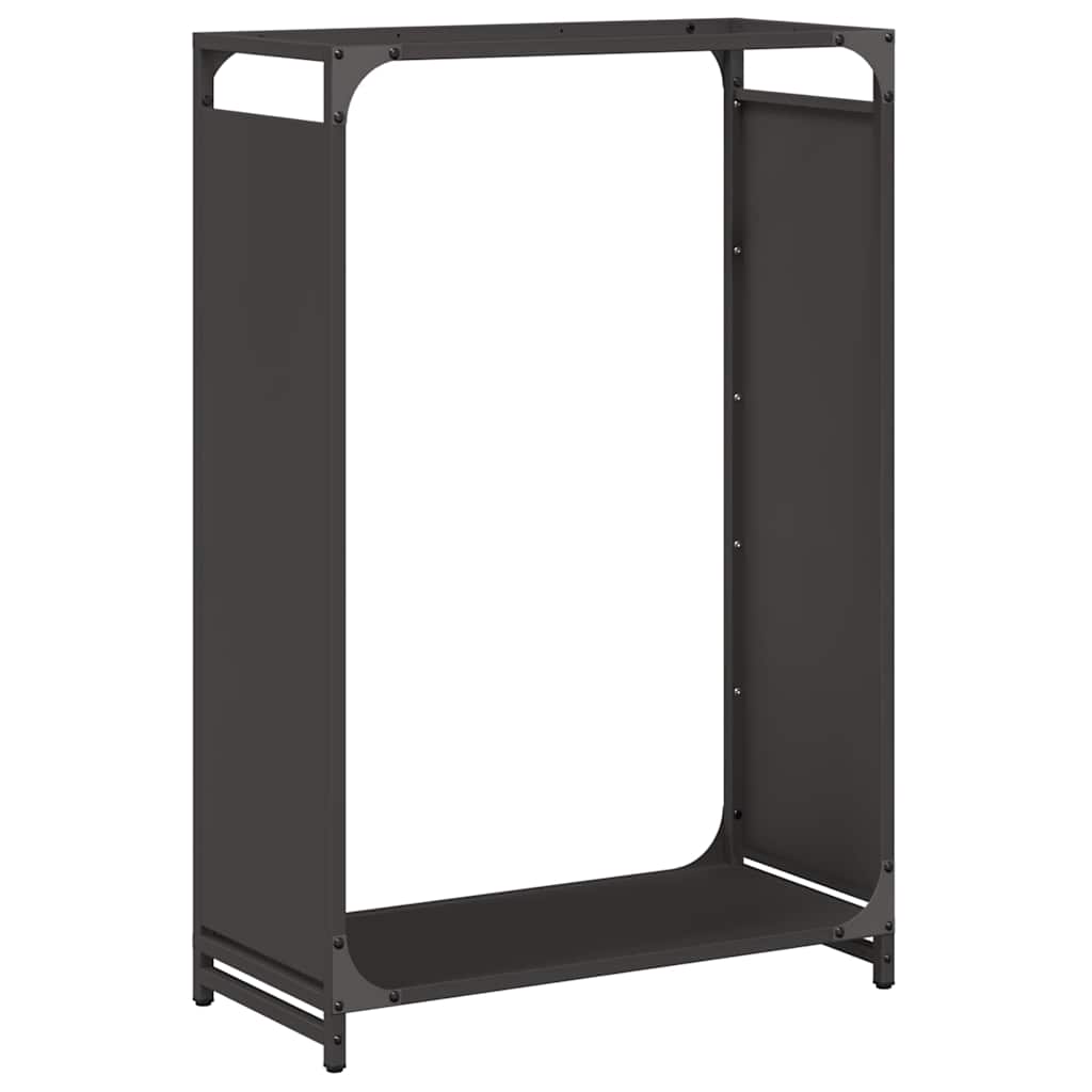 Vidaxx Kaminholzregal 60x28x90 cm kaltgewalzter Stahl schwarz