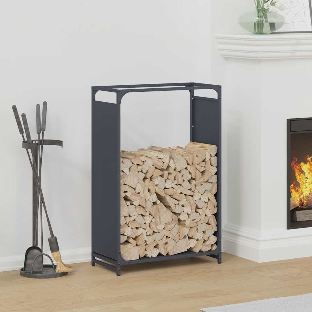 Vidaxx Kaminholzregal 60x28x90 cm kaltgewalzter Stahl anthrazit