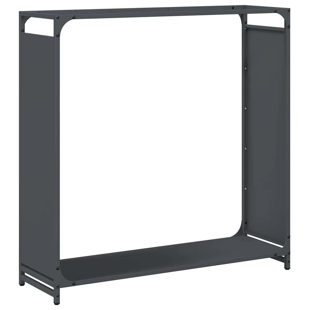 Vidaxx Kaminholzregal 90x28x90 cm kaltgewalzter Stahl Anthrazit