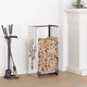 Vidaxx Kaminholzregal 40x30x80 cm Edelstahl