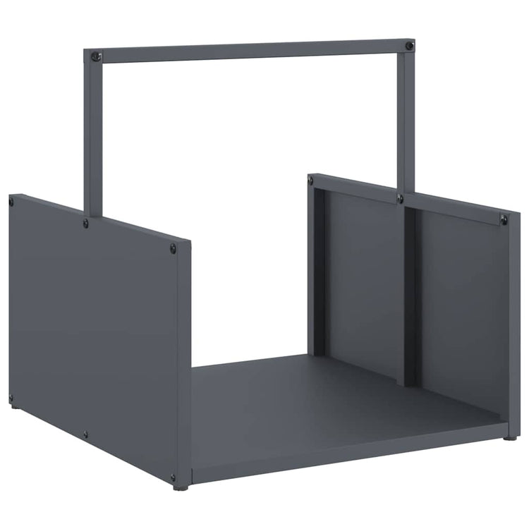 Vidaxx Kaminholzregal 40x40x40 cm kaltgewalzter Stahl Anthrazit