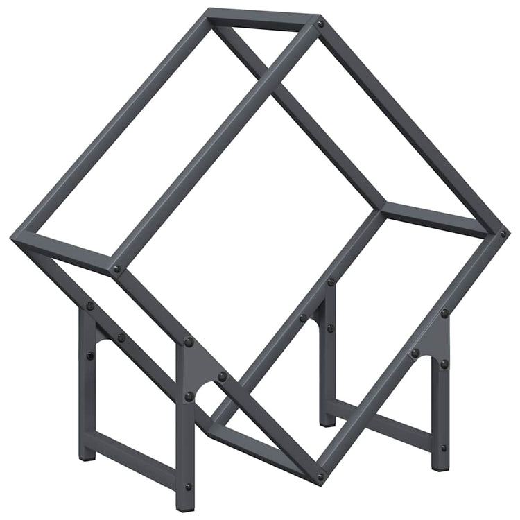 VidaXL Kaminholzregal 50x25x50 cm kaltgewalzter Stahl, Anthrazit