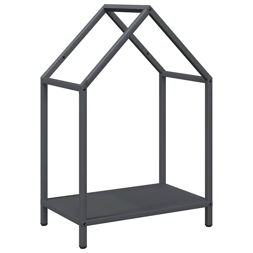 Vidaxx Kaminholzregal 40x25x60 cm kaltgewalzter Stahl Anthrazit