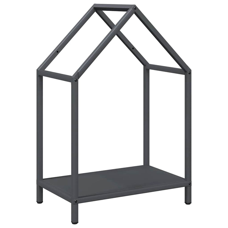Vidaxx Kaminholzregal 40x25x60 cm kaltgewalzter Stahl Anthrazit