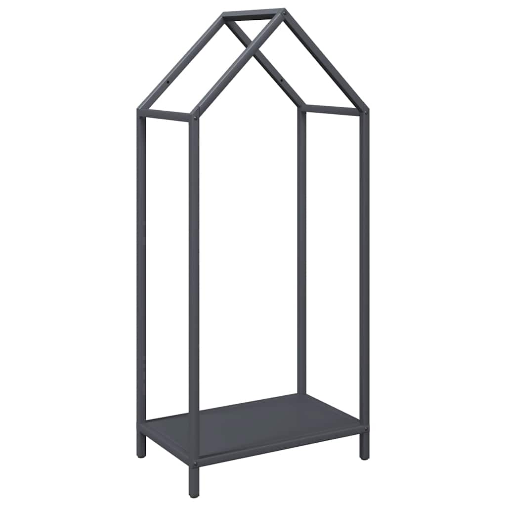 VidaXL Kaminholzregal 40x25x90 cm kaltgewalzter Stahl, Anthrazit