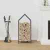 VidaXL Kaminholzregal 40x25x90 cm kaltgewalzter Stahl, Anthrazit