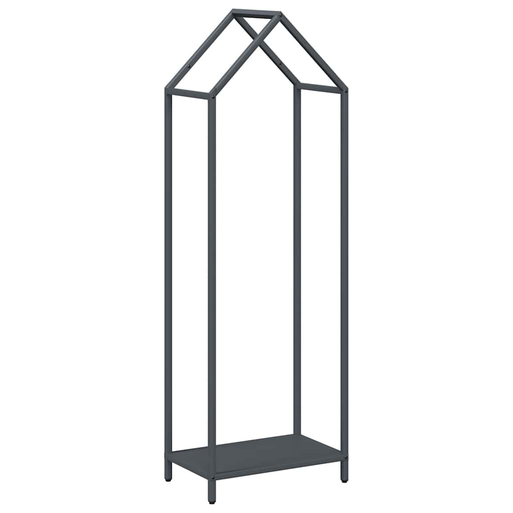 Vidaxx Kaminholzregal 40x25x120 cm kaltgewalzter Stahl Anthrazit